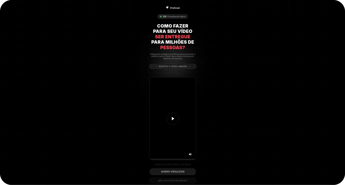 Viralizaaigo Landing Page